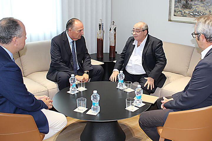 Fotonoticia: José Vicente Morata se reúne con el Ministro-Presidente del Consejo Nacional de Ciencia y Tecnología (CONACYT), de la República de Paraguay, Benjamín Barán