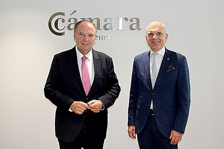 Fotonoticia: José Vicente Morata se reúne con el Presidente de la Cámara Letonia, Mr Aigars Rostovskis