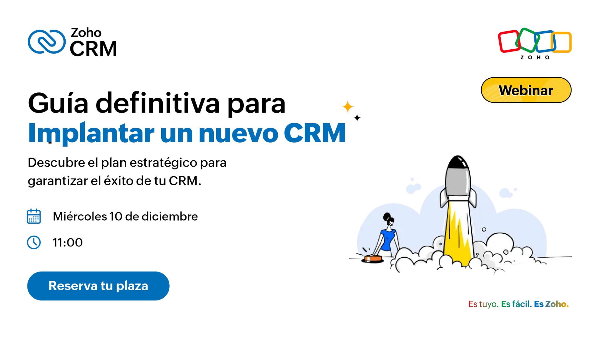 Webinar: Implanta y optimiza un nuevo CRM